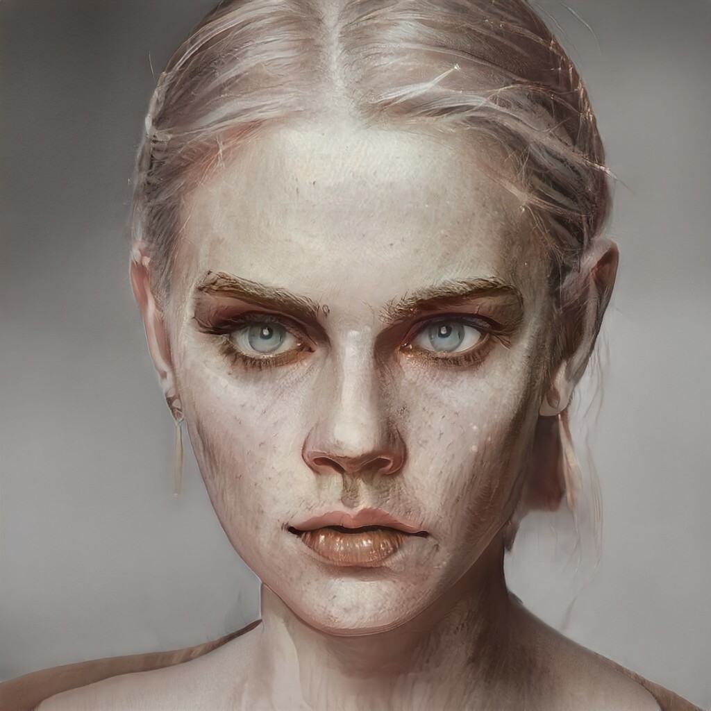Illustrated portrait of Yelena the Half-Burned